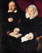 Cornelis de Vos Portrait of Elisabeth Mertens and Her Late Husband Germany oil painting artist